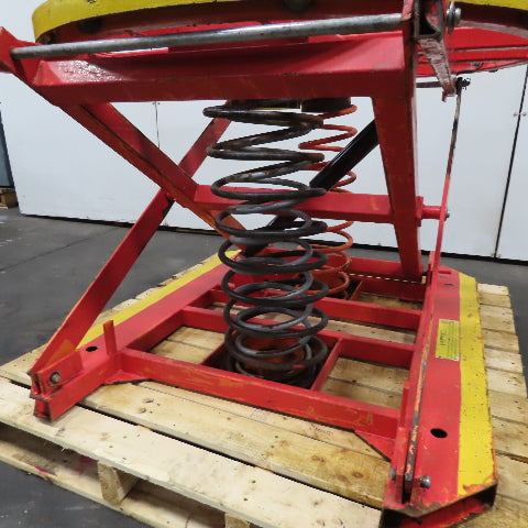 Wesco Palletpal 4500Lb Ergonomic Pallet Positioner Turn Table 44"