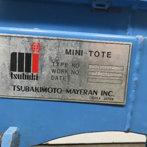 Mayfran D60W200ST-DN Mini Tote Chip Conveyor 200/220V 3Ph 1.5FPM 32" Discharge
