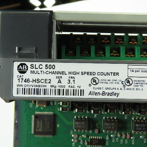 Allen-Bradley 1746-HSCE2 SLC 500 Multi-Channel High Speed Counter Ser A FRN 3.1