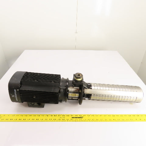 Grundfos CRK2-150 3.0kW Multistage Immersion Coolant Pump 200/400V 16-75l/min