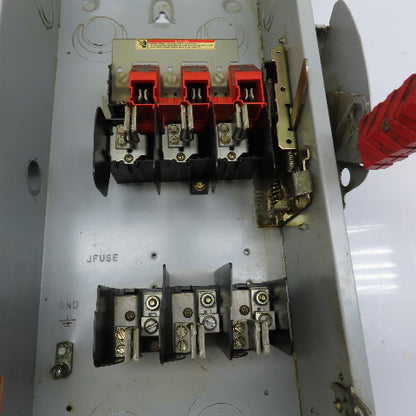 Siemens HF363 100A 3-Pole Fusible Safety Disconnect Switch 600VAC 3Ph