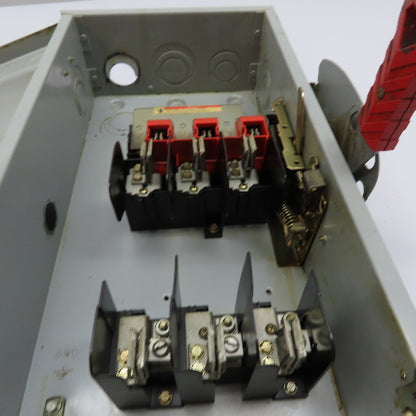 Siemens HF363 100A 3-Pole Fusible Safety Disconnect Switch 600VAC 3Ph