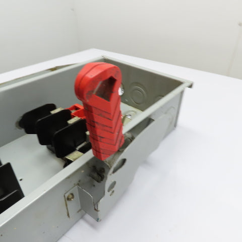 Siemens HF363 100A 3-Pole Fusible Safety Disconnect Switch 600VAC 3Ph