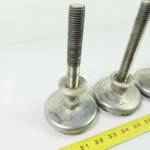 Machine Floor Leveling Feet 3-1/2" x 7-1/2" Tall Set of 4