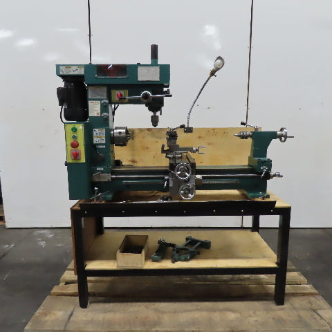 Grizzly G9729 16-1/2" Swing 31" BC Combo Lathe Mill 3/4Hp 110V 1Ph