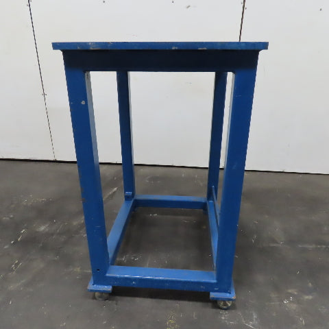 1" Thick Steel Top Machine Base Riser Table 30" x 36" x 47" Tall