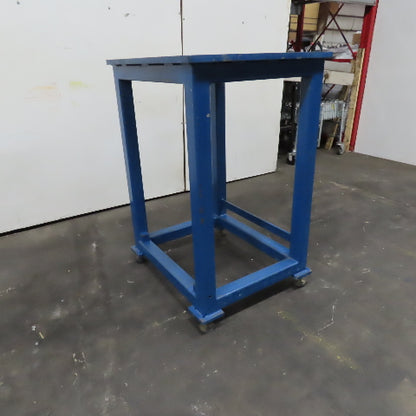 1" Thick Steel Top Machine Base Riser Table 30" x 36" x 47" Tall