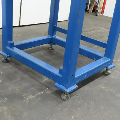 1" Thick Steel Top Machine Base Riser Table 30" x 36" x 47" Tall