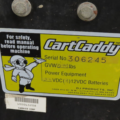 Cart Caddy 5W Heavy Duty 24V Electric 2 Speed Tugger Cart Dolly W/ Charger
