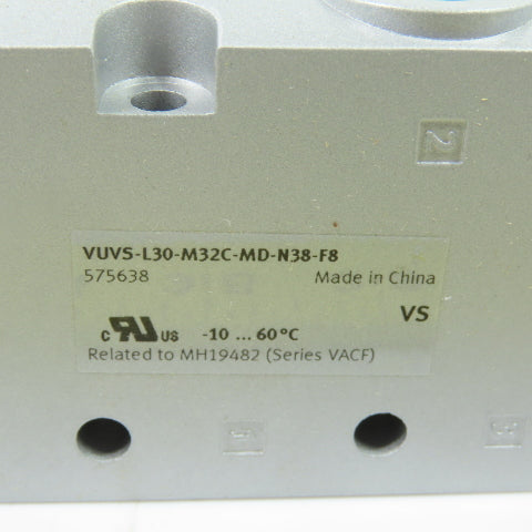 Festo VUVS-L30-M32C-MD-N38-F8 Pneumatic Solenoid Valve 110V/120VAC 36-145PSI NEW