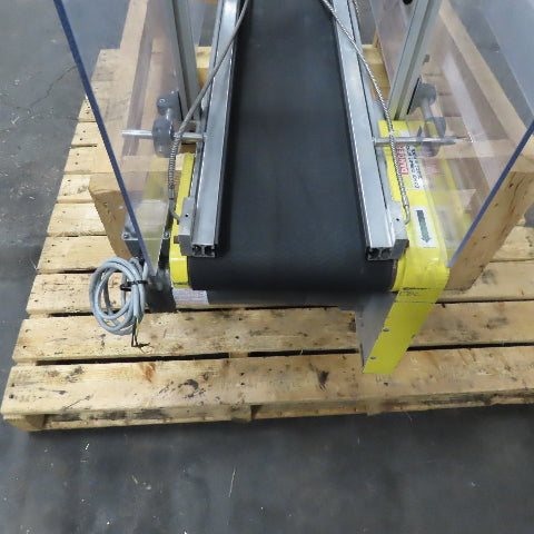 Direct Conveyors 9" x 60" Flat Belt Slide Bed Conveyor 37.5FPM 90VDC