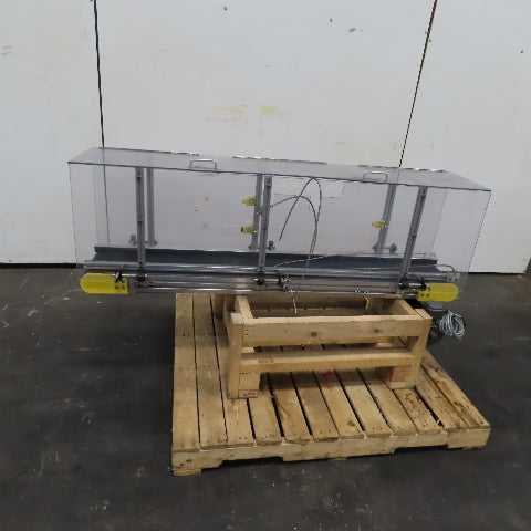 Direct Conveyors 9" x 60" Flat Belt Slide Bed Conveyor 37.5FPM 90VDC