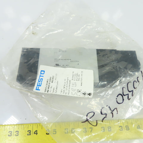 Festo VUVS-L30-M52-MD-N38-F8-16BA1 Pneumatic Solenoid Valve 36-145PSI 110/120VAC