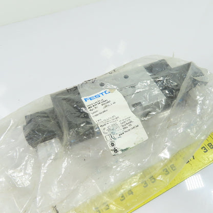 Festo VUVS-L30-P53C-MD-N38-F8-16BA1 Pneumatic Solenoid Valve 36-145PSI 110/120V