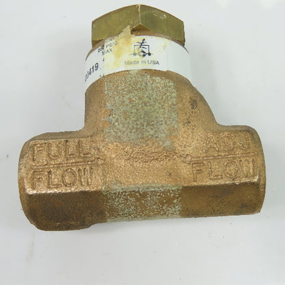 Parker 032500419 Flow Flow Control Valve 250 PSIG Max 1/2" NPT