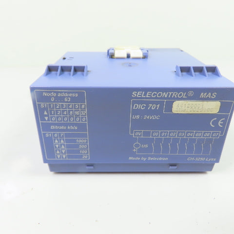Selectron DIC 701 SELECONTROL MAS Digital Input Module 24VDC