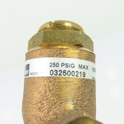 Parker 032500219 Inline Flow Control Valve 1/4" NPT 250 psi