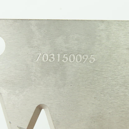 703150095 Serrated Industrial V-Shape Cutter Blade 10-3/8" Long
