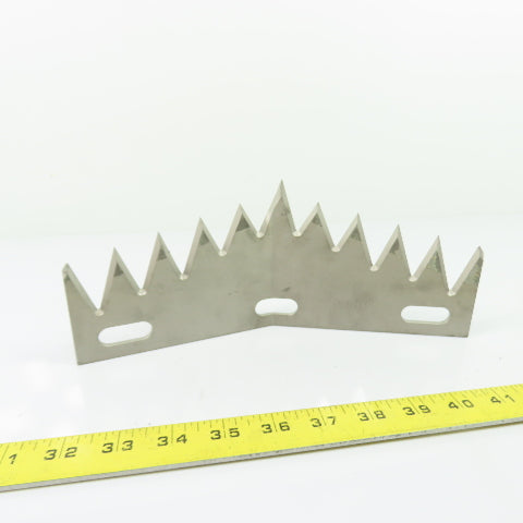 703150095 Serrated Industrial V-Shape Cutter Blade 10-3/8" Long