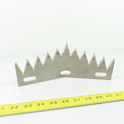 703150095 Serrated Industrial V-Shape Cutter Blade 10-3/8" Long