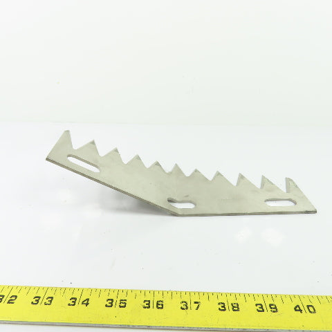 703150095 Serrated Industrial V-Shape Cutter Blade 10-3/8" Long