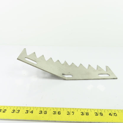 703150095 Serrated Industrial V-Shape Cutter Blade 10-3/8" Long