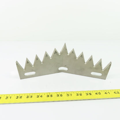 703150095 Serrated Industrial V-Shape Cutter Blade 10-3/8" Long