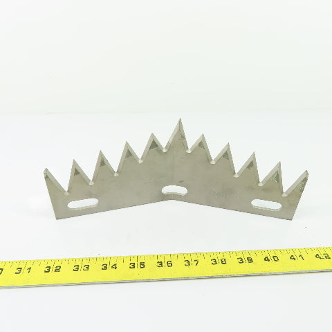 703150095 Serrated Industrial V-Shape Cutter Blade 10-3/8" Long