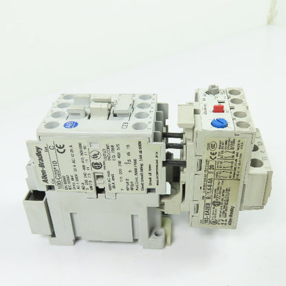 Allen-Bradley 100-C23*10 Contactor 110V/120V Coil W/ 193-EA2EB 1.6-5.0A Overload