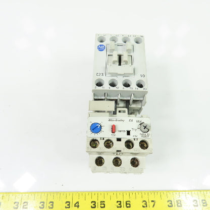 Allen-Bradley 100-C23*10 Contactor 110V/120V Coil W/ 193-EA2EB 1.6-5.0A Overload