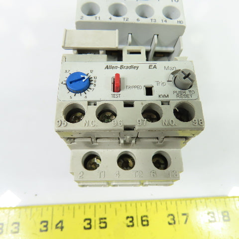 Allen-Bradley 100-C09*10 Contactor 110/120V W/ 93-EA2FB Overload Relay 3.7-12A