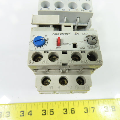 Allen-Bradley 100-C09*10 Contactor 110/120V W/ 93-EA2FB Overload Relay 3.7-12A