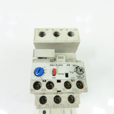 Allen-Bradley 193-EA2DB Overload Relay 1.0-2.9A W/ 193-EPM1