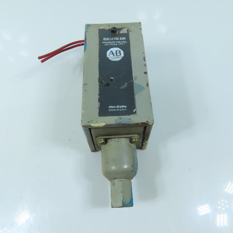 Allen-Bradley 836-NX4 Pressure Control Switch 140 PSI Max NEMA Type 1 Series A