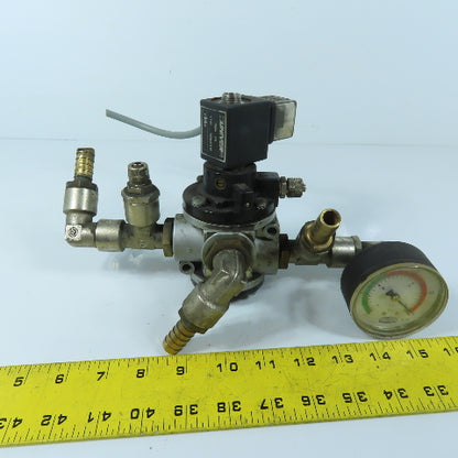 Univer AG-3041 Poppet Valve for Vacuum 3/2 NO 24VDC Type U2 Solenoid Assembly