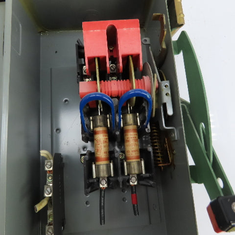 Square D H222NA 60A Fusible General Duty Safety Disconnect Switch 240V