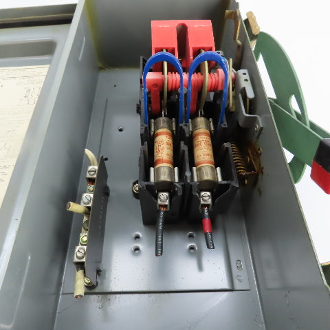 Square D H222NA 60A Fusible General Duty Safety Disconnect Switch 240V