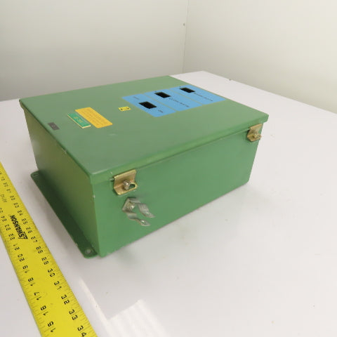 Hoffman 14" x 12" x 6" Type 13 Hinged Electrical Enclosure W/ Back Plate