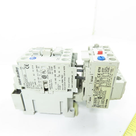 Allen-Bradley 100-C23*10 Contactor 120V Coil w/ 193-EA2FB 3.7-12A Overload Relay