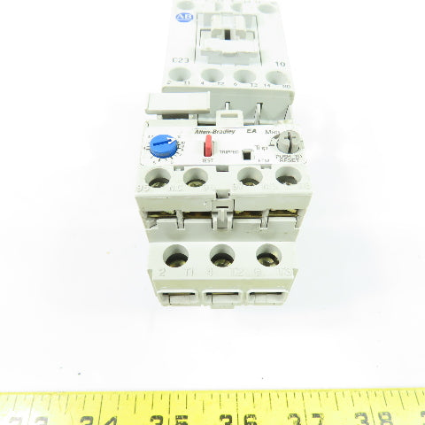 Allen-Bradley 100-C23*10 Contactor 120V Coil w/ 193-EA2FB 3.7-12A Overload Relay