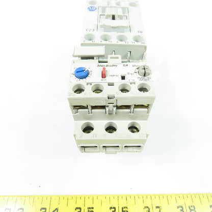 Allen-Bradley 100-C23*10 Contactor 120V Coil w/ 193-EA2FB 3.7-12A Overload Relay