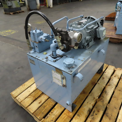 Yuken YA22-B-10-3.7-41 Hydraulic Power Unit 100L Capacity 3.7kW 480V 3Ph