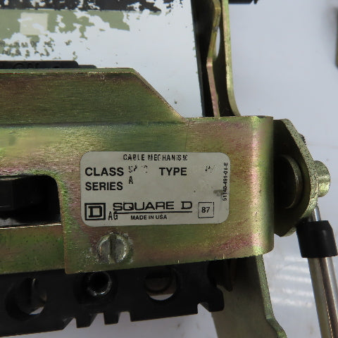 Square D FAL34080 80A Circuit Breaker 480V W/ Type CFA50 Handle Mechanism