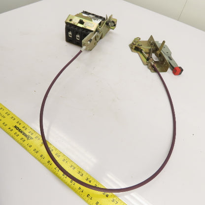 Square D FAL34080 80A Circuit Breaker 480V W/ Type CFA50 Handle Mechanism
