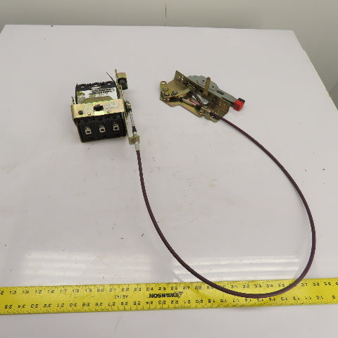 Square D FAL34080 80A Circuit Breaker 480V W/ Type CFA50 Handle Mechanism
