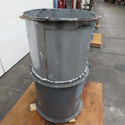 Brook Crompton UDN FR145T 24" Tube Axial Inline Duct Fan 2HP 575V 3Ph