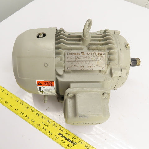 Siemens 1LE23211CB114AA3 3HP Electric Motor 230/460V 3Ph 1760RPM 182T Frame