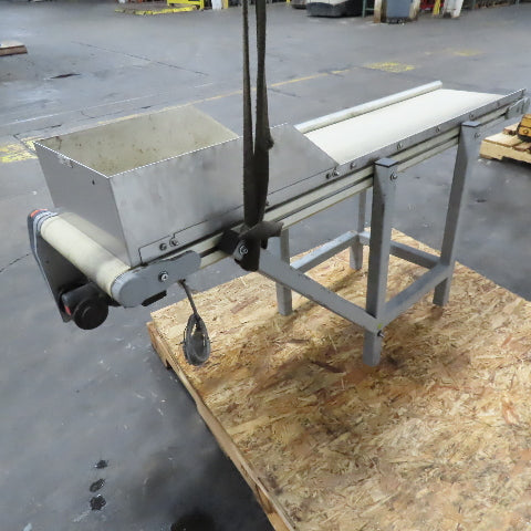 RNA FP120 12" x 58" Slide Belt Conveyor 8FPM 400/230V 3Ph 50Hz