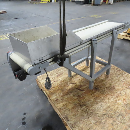 RNA FP120 12" x 58" Slide Belt Conveyor 8FPM 400/230V 3Ph 50Hz
