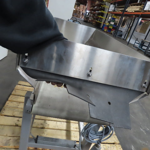 RNA BUW100 11-3/4" x 40" Stainless Steel Hopper Belt Conveyor 2FPM 400/230V 50Hz